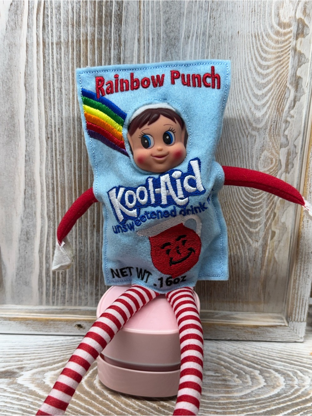 Kool Aid Elf Costume, Christmas Elf Prop